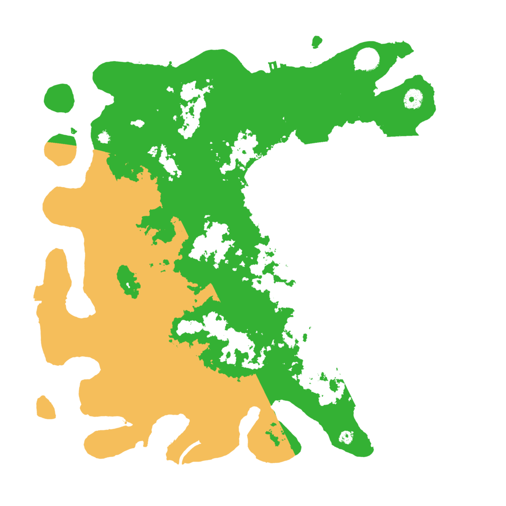 Biome Rust Map: Procedural Map, Size: 3900, Seed: 1235