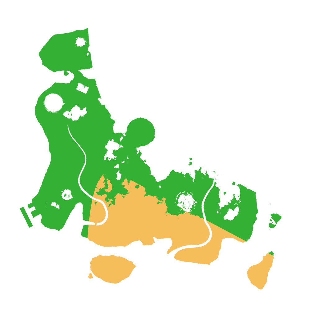 Biome Rust Map: Procedural Map, Size: 3000, Seed: 671041853