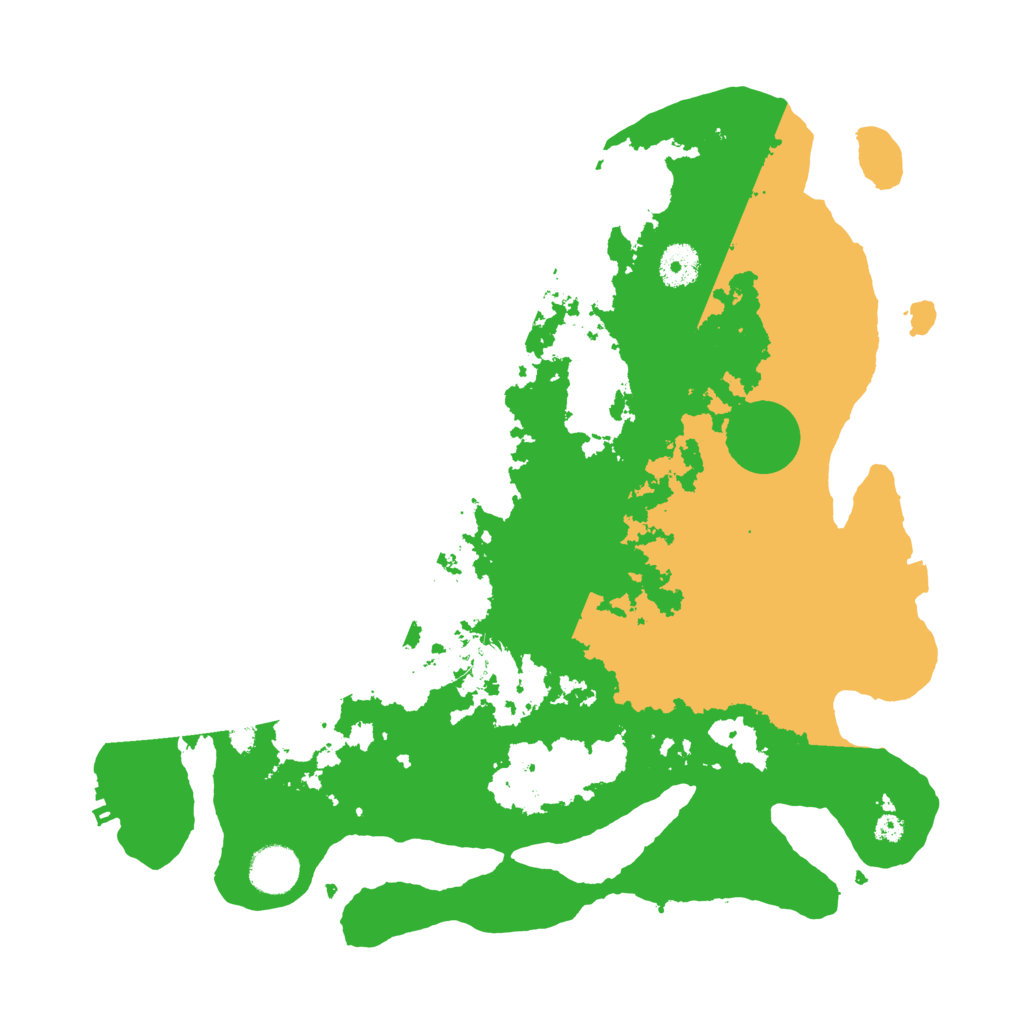 Biome Rust Map: Procedural Map, Size: 3700, Seed: 30128363