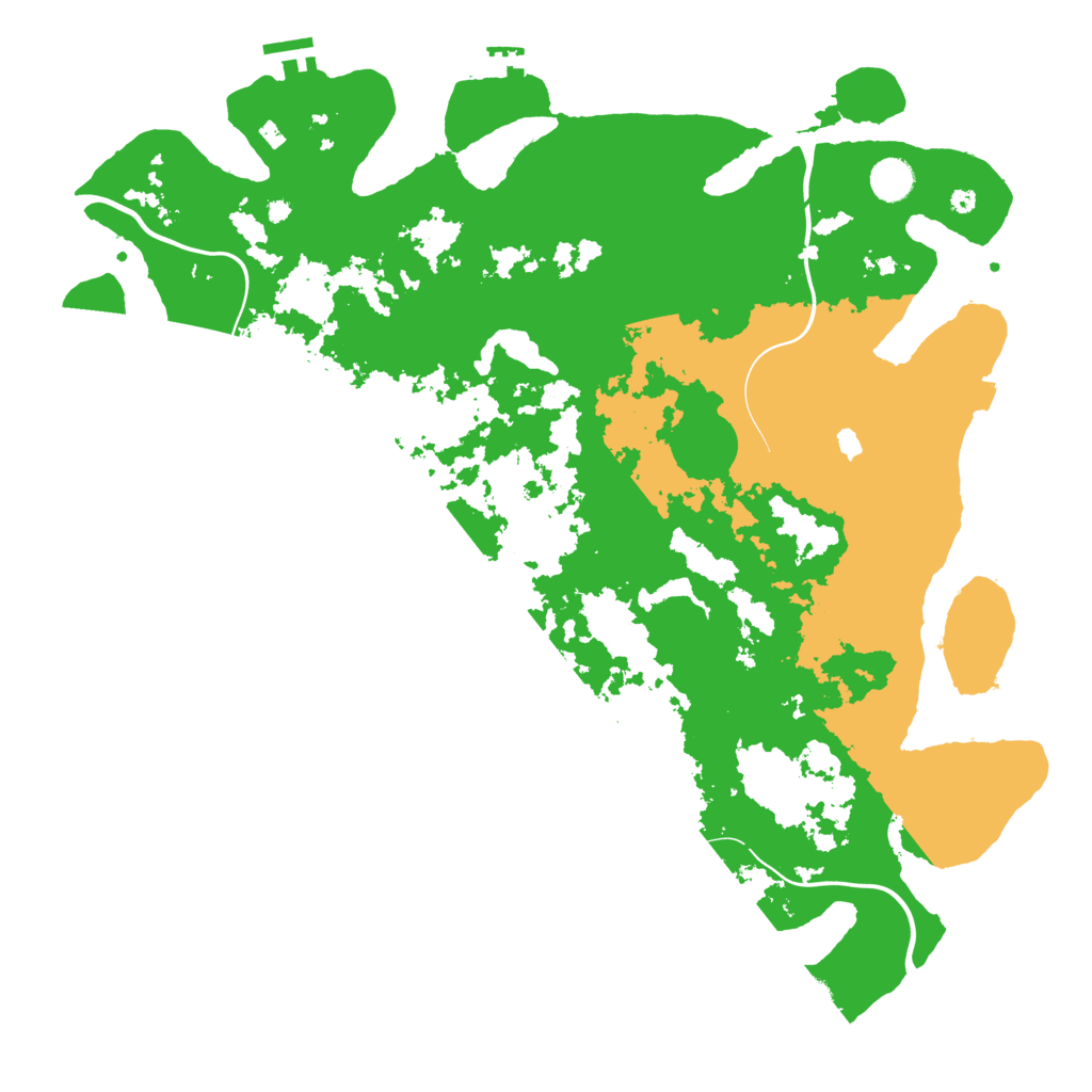 Biome Rust Map: Procedural Map, Size: 4400, Seed: 29025306