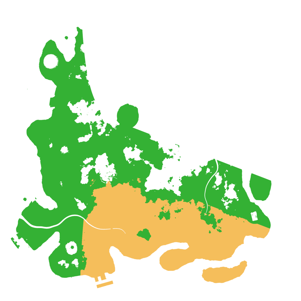 Biome Rust Map: Procedural Map, Size: 3650, Seed: 74098432