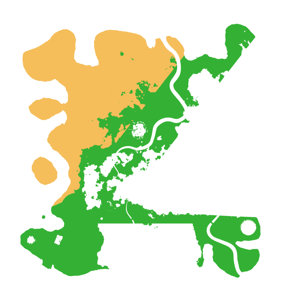 Biome Rust Map: Procedural Map, Size: 3450, Seed: 53076309