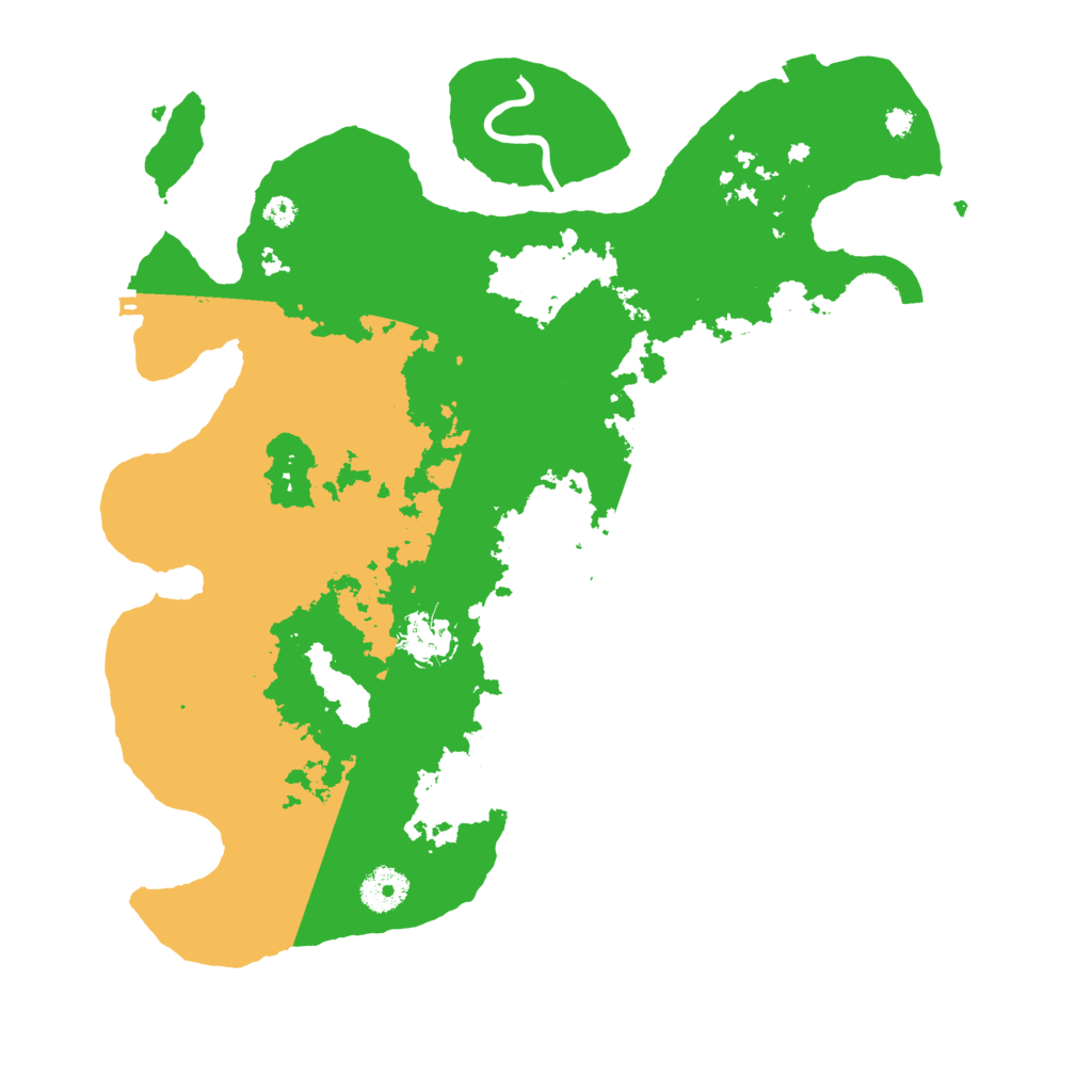 Biome Rust Map: Procedural Map, Size: 3600, Seed: 2452846