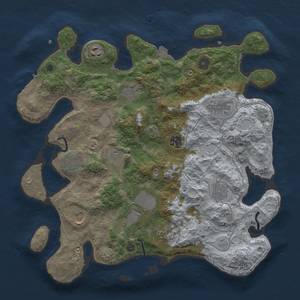 Thumbnail Rust Map: Procedural Map, Size: 3750, Seed: 199058, 18 Monuments