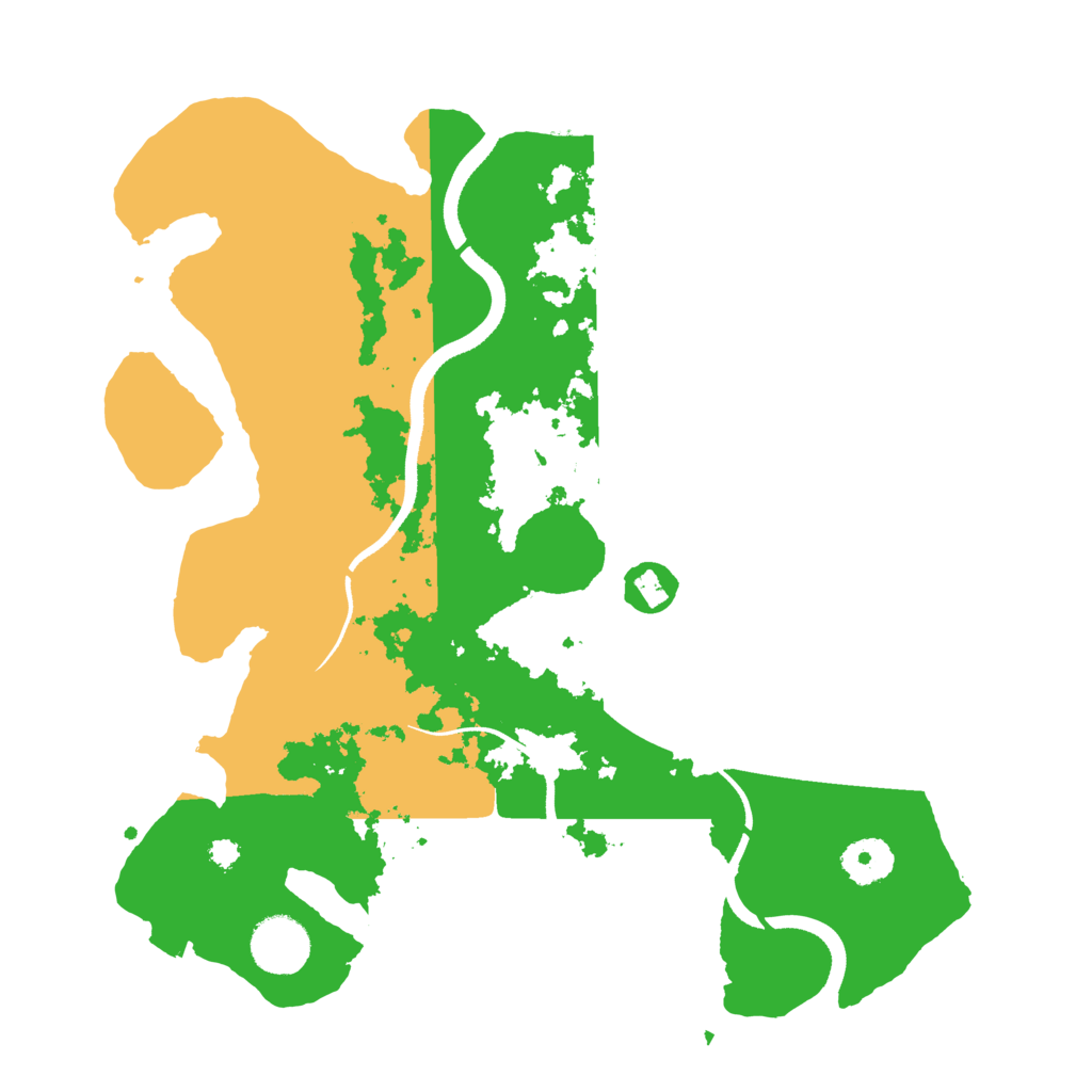 Biome Rust Map: Procedural Map, Size: 3400, Seed: 670620