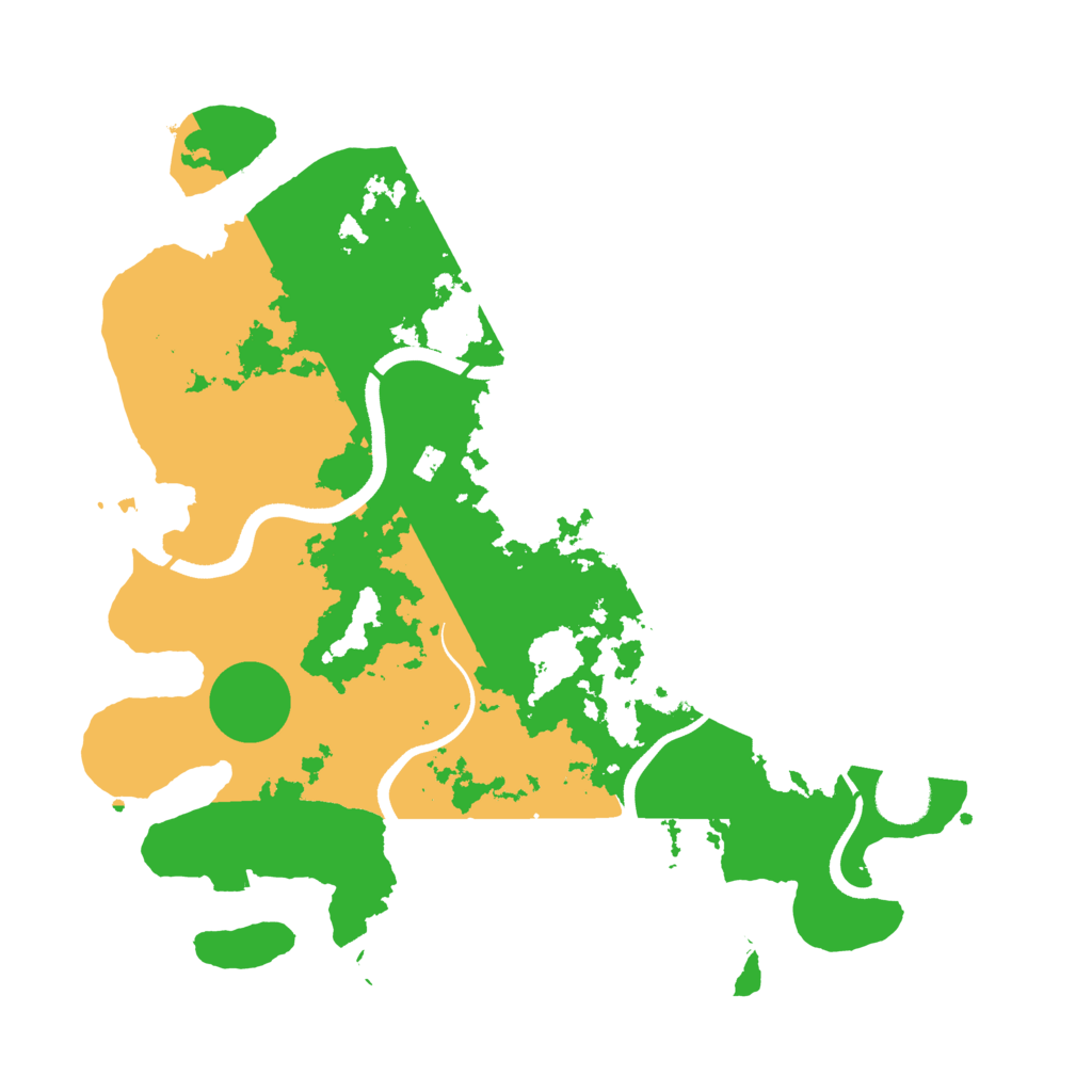 Biome Rust Map: Procedural Map, Size: 3550, Seed: 91730902