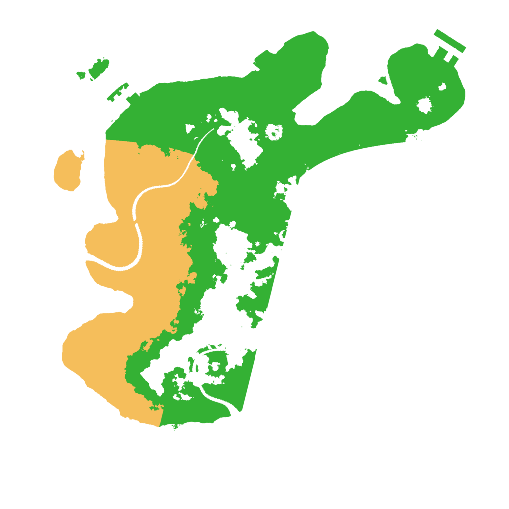 Biome Rust Map: Procedural Map, Size: 3000, Seed: 2461503