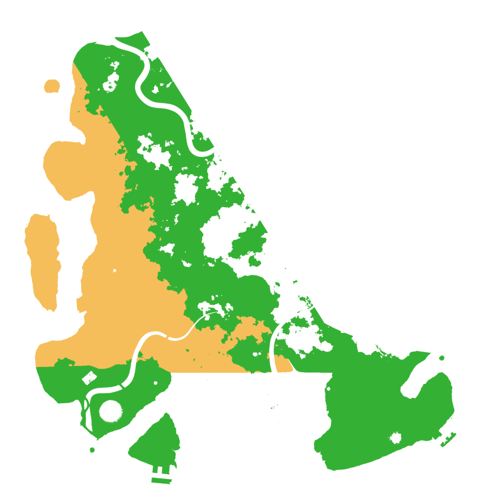 Biome Rust Map: Procedural Map, Size: 3950, Seed: 9297751