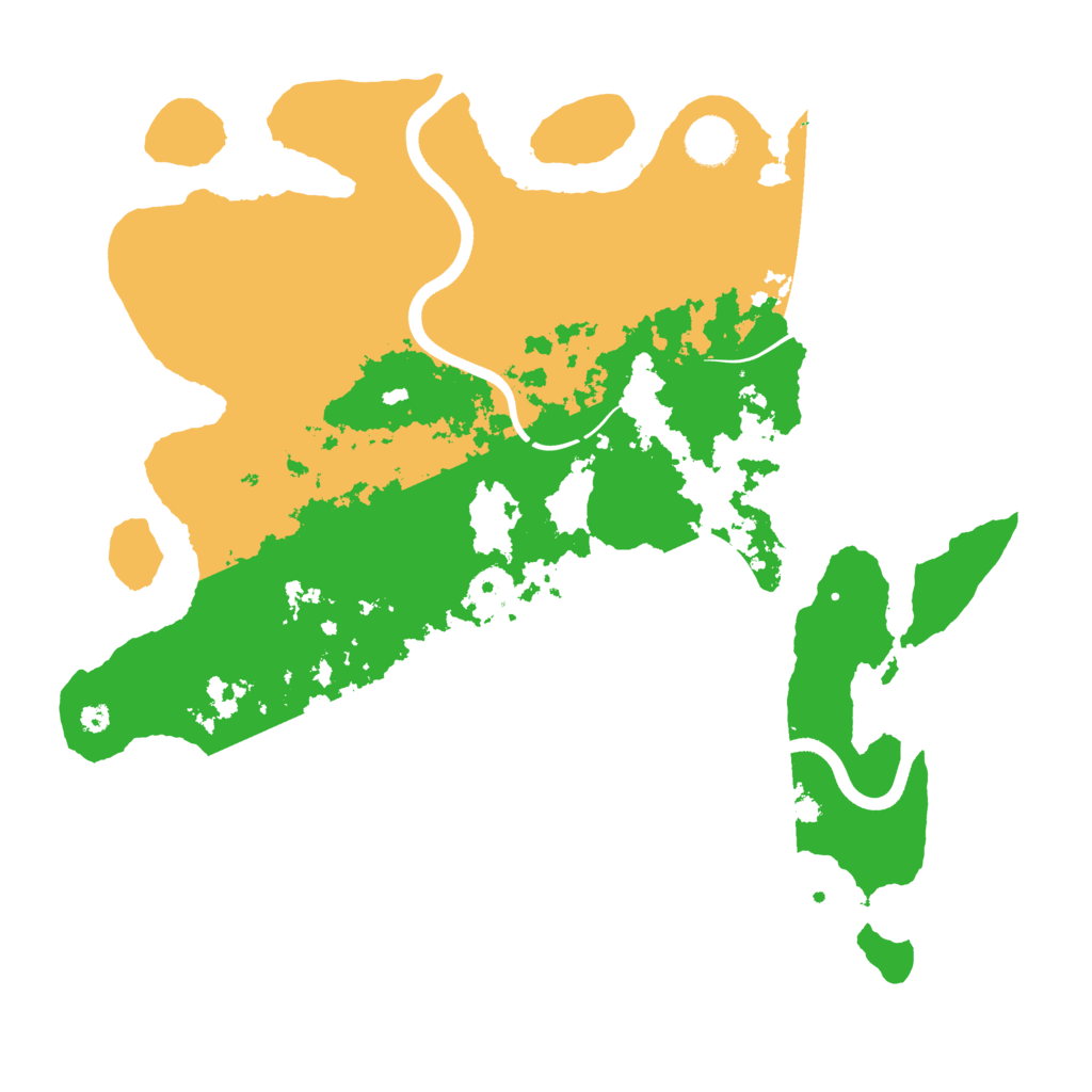 Biome Rust Map: Procedural Map, Size: 3800, Seed: 2099901296