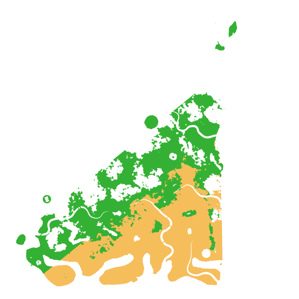 Biome Rust Map: Procedural Map, Size: 6000, Seed: 42322979