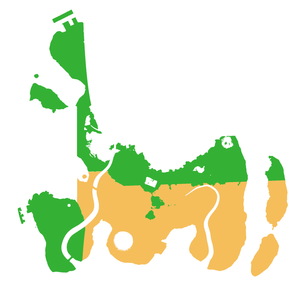 Biome Rust Map: Procedural Map, Size: 2850, Seed: 134435831