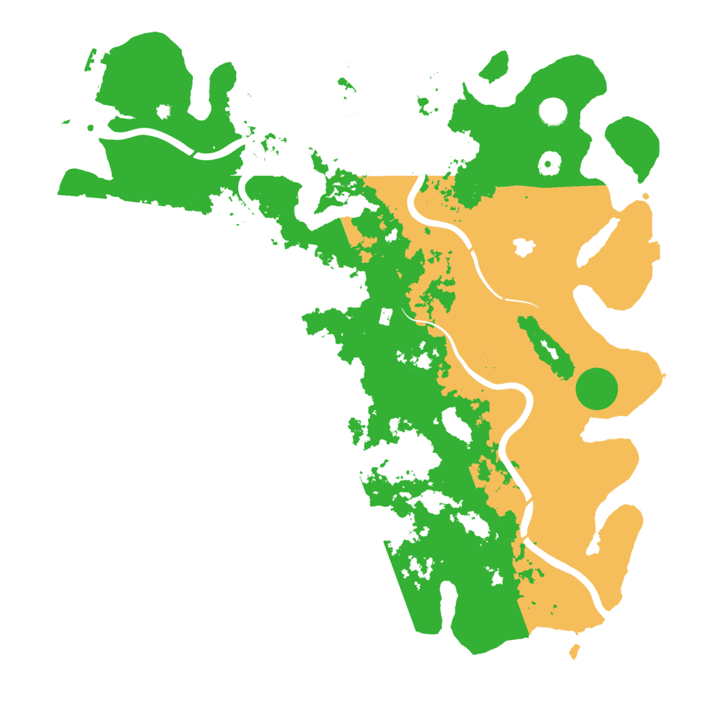 Biome Rust Map: Procedural Map, Size: 4400, Seed: 63934002