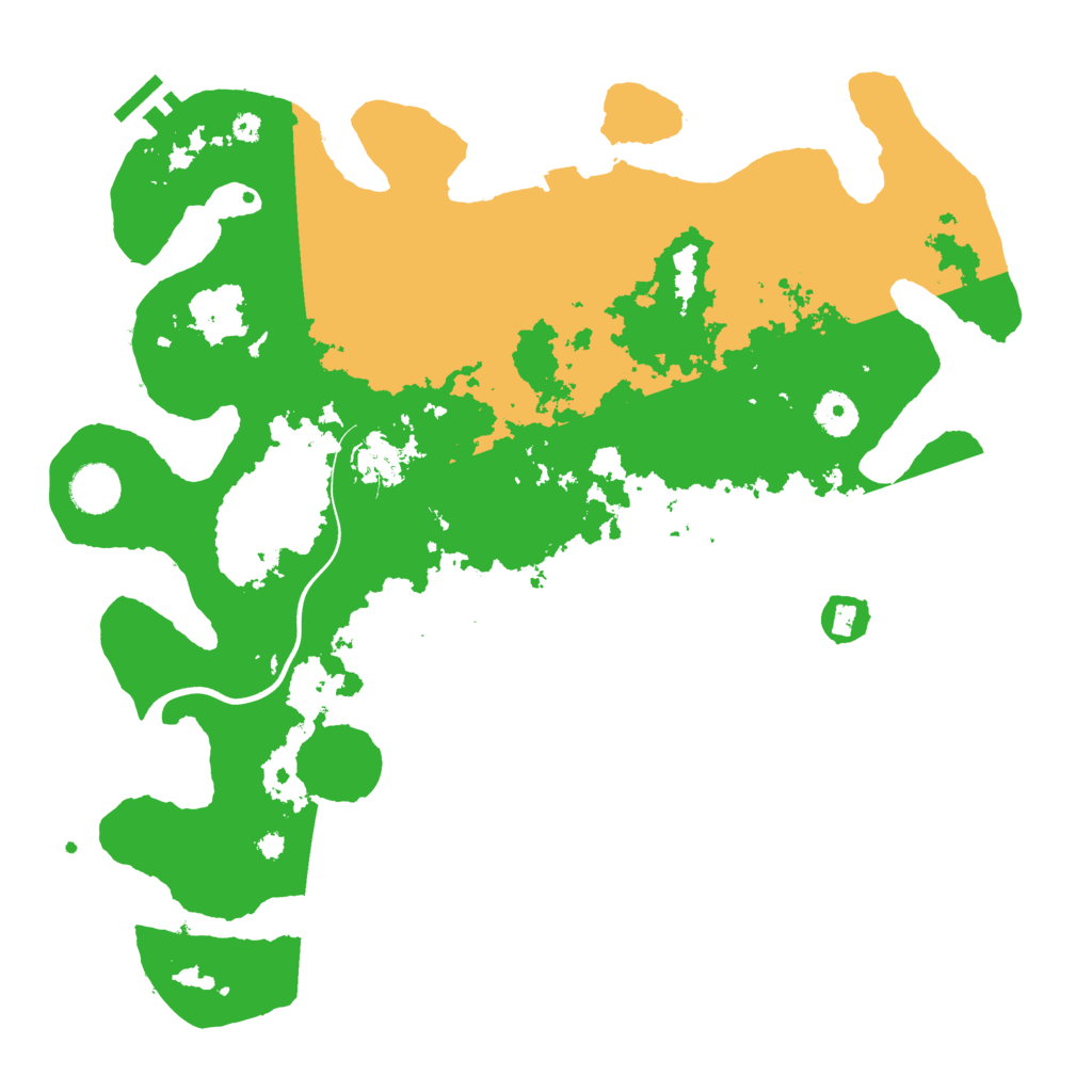 Biome Rust Map: Procedural Map, Size: 3800, Seed: 91371383