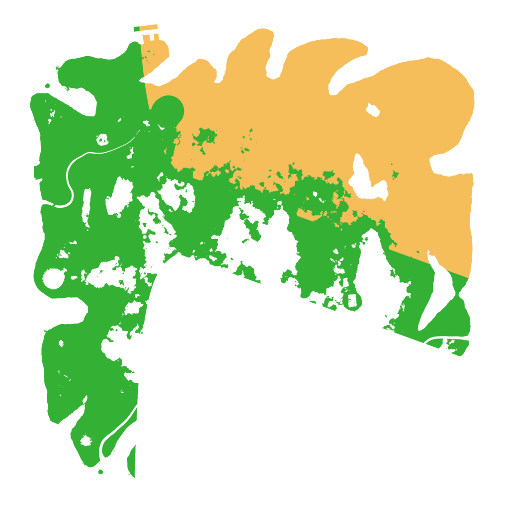 Biome Rust Map: Procedural Map, Size: 4300, Seed: 57142495