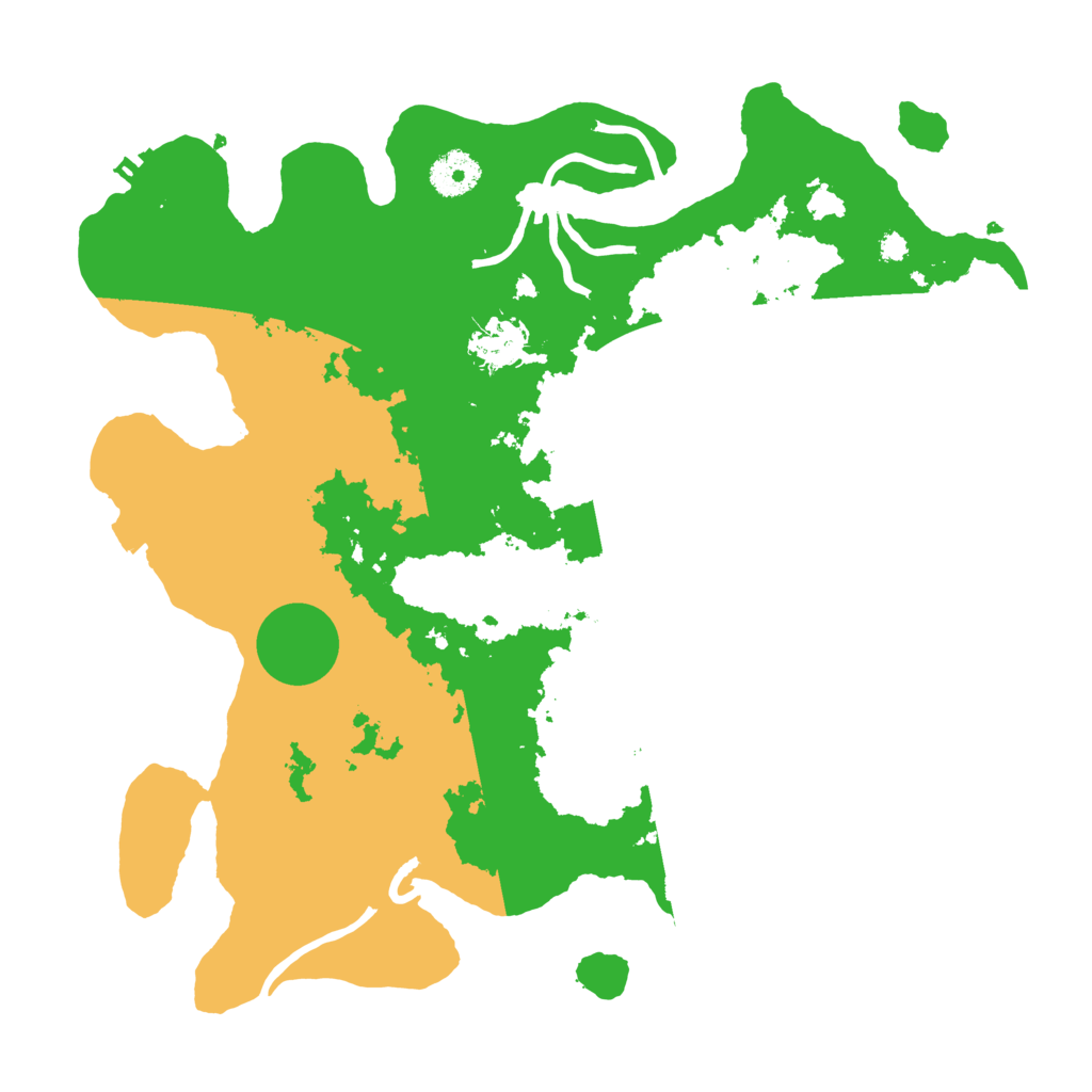 Biome Rust Map: Procedural Map, Size: 3500, Seed: 54565442