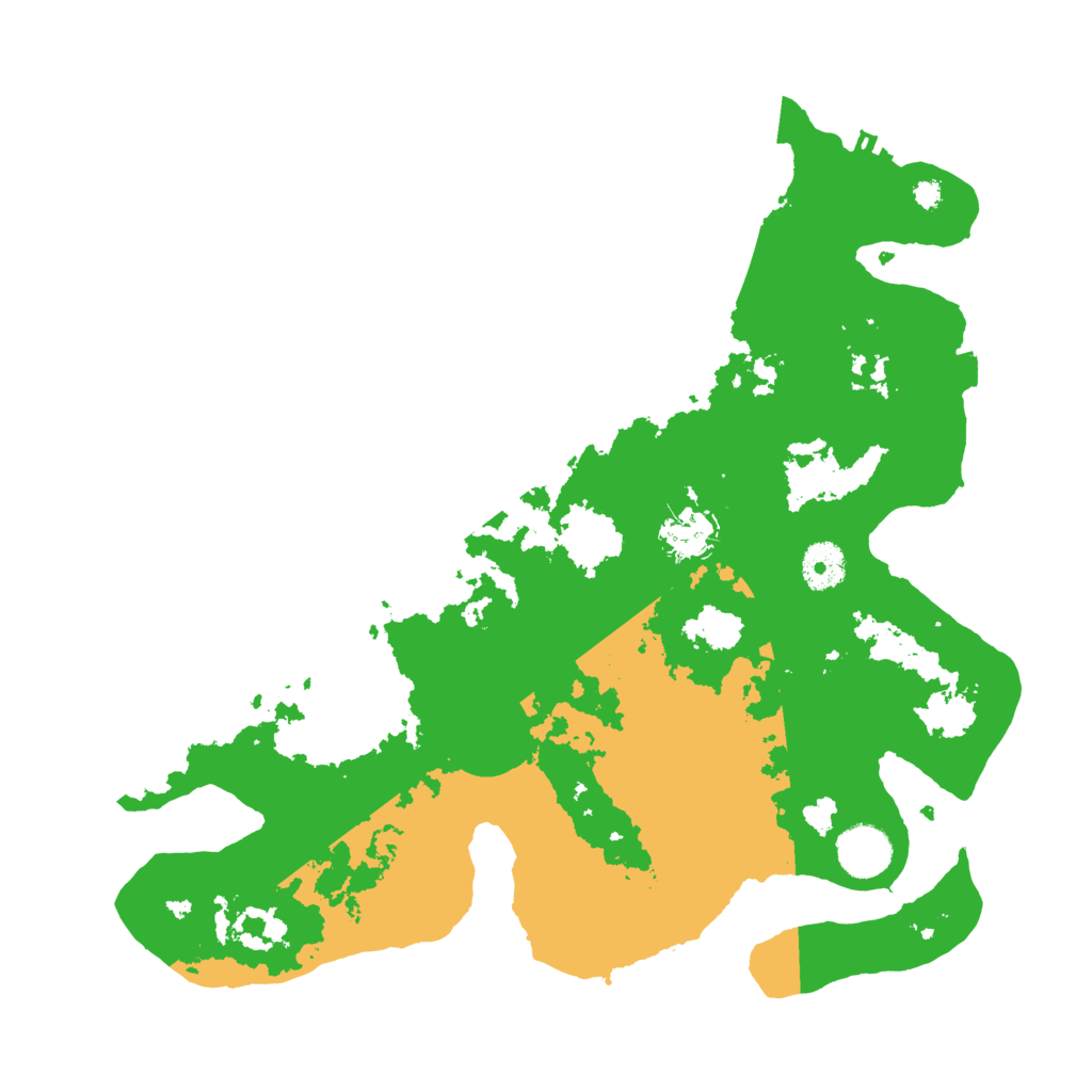 Biome Rust Map: Procedural Map, Size: 3600, Seed: 5628730