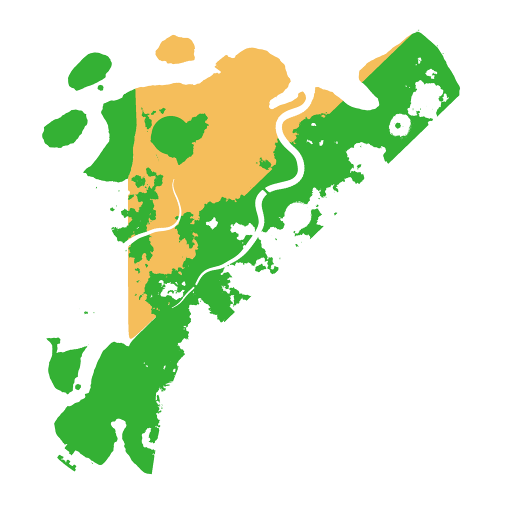 Biome Rust Map: Procedural Map, Size: 3500, Seed: 12893300