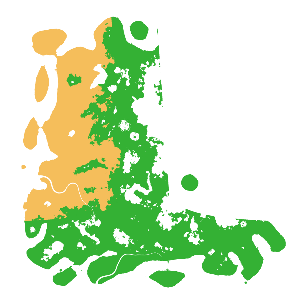 Biome Rust Map: Procedural Map, Size: 5000, Seed: 91123