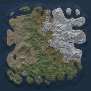 Thumbnail Rust Map: Procedural Map, Size: 4250, Seed: 71788833, 19 Monuments