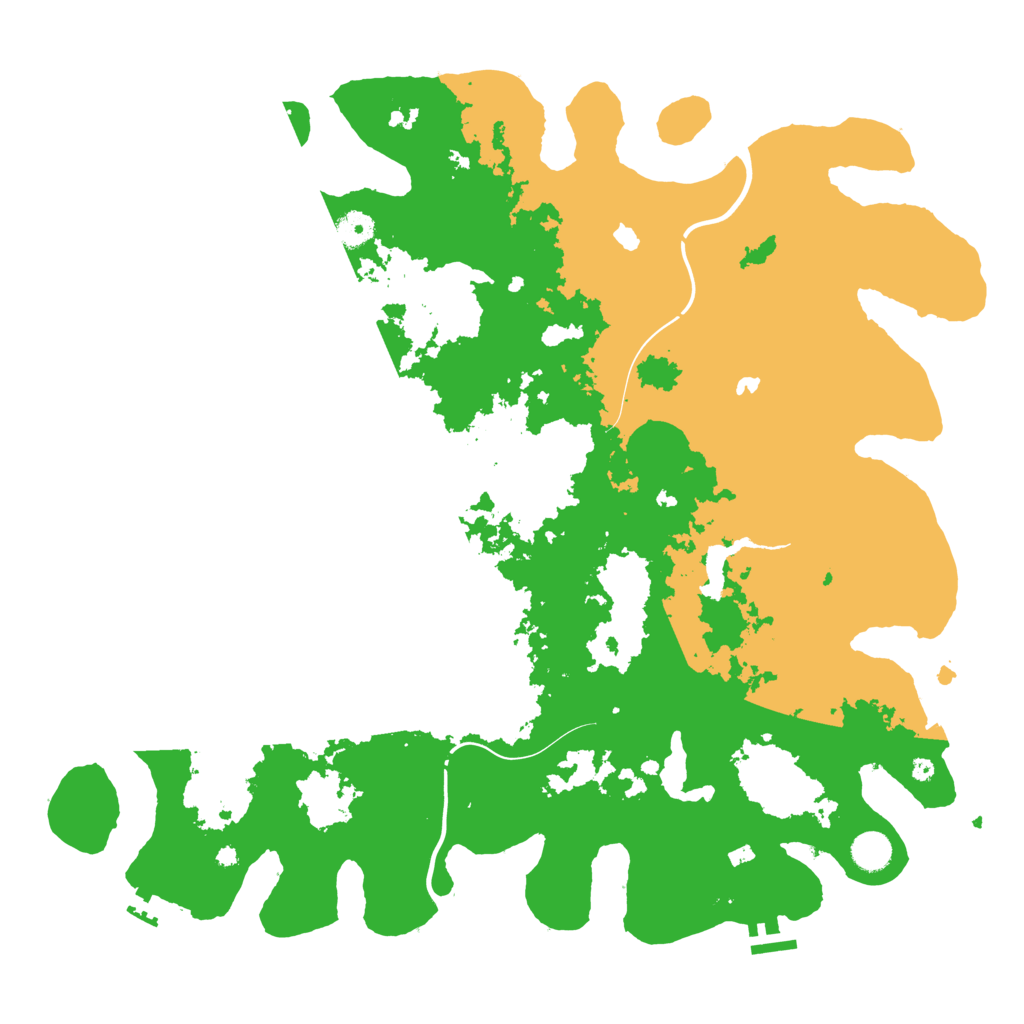 Biome Rust Map: Procedural Map, Size: 4500, Seed: 1204860505