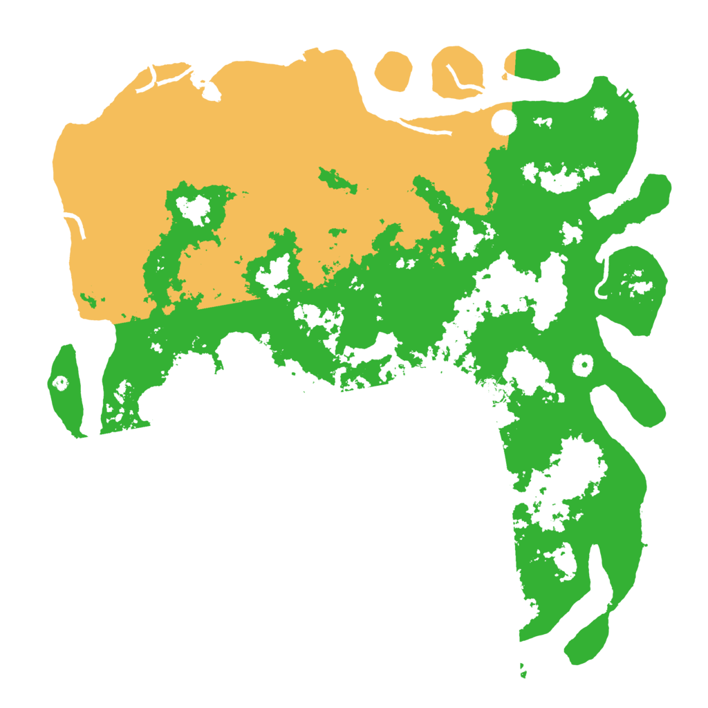 Biome Rust Map: Procedural Map, Size: 5000, Seed: 51256