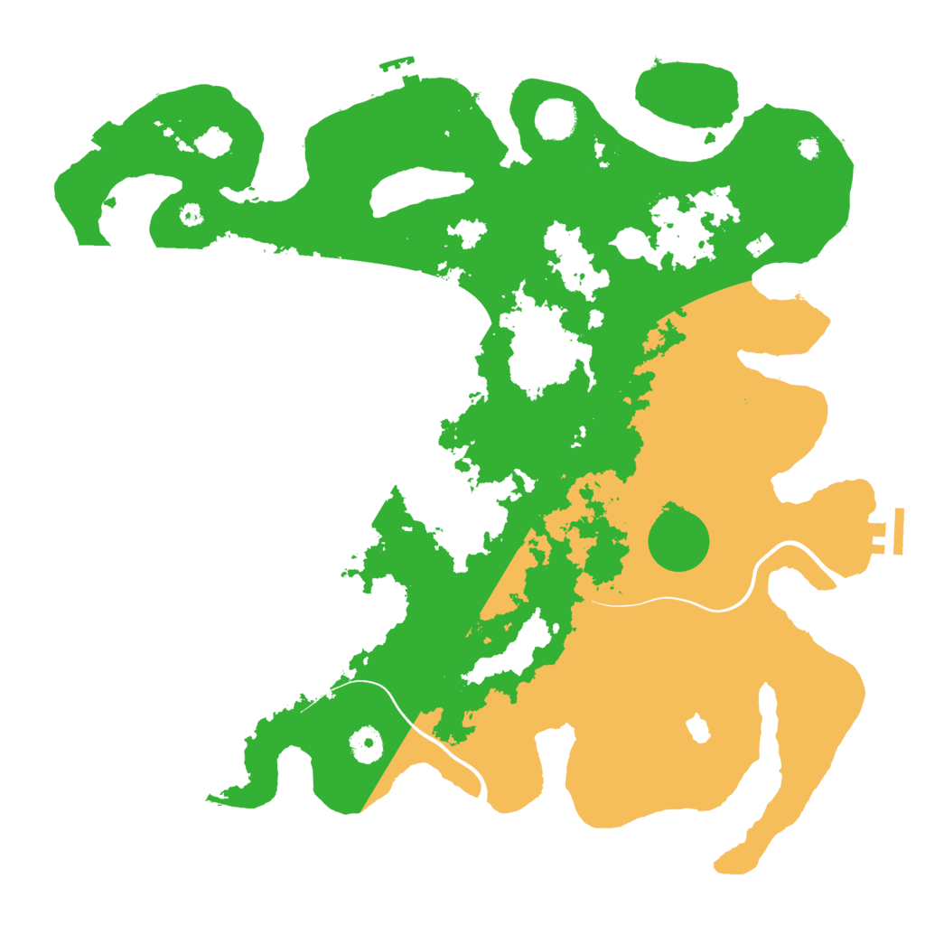 Biome Rust Map: Procedural Map, Size: 4000, Seed: 99182538