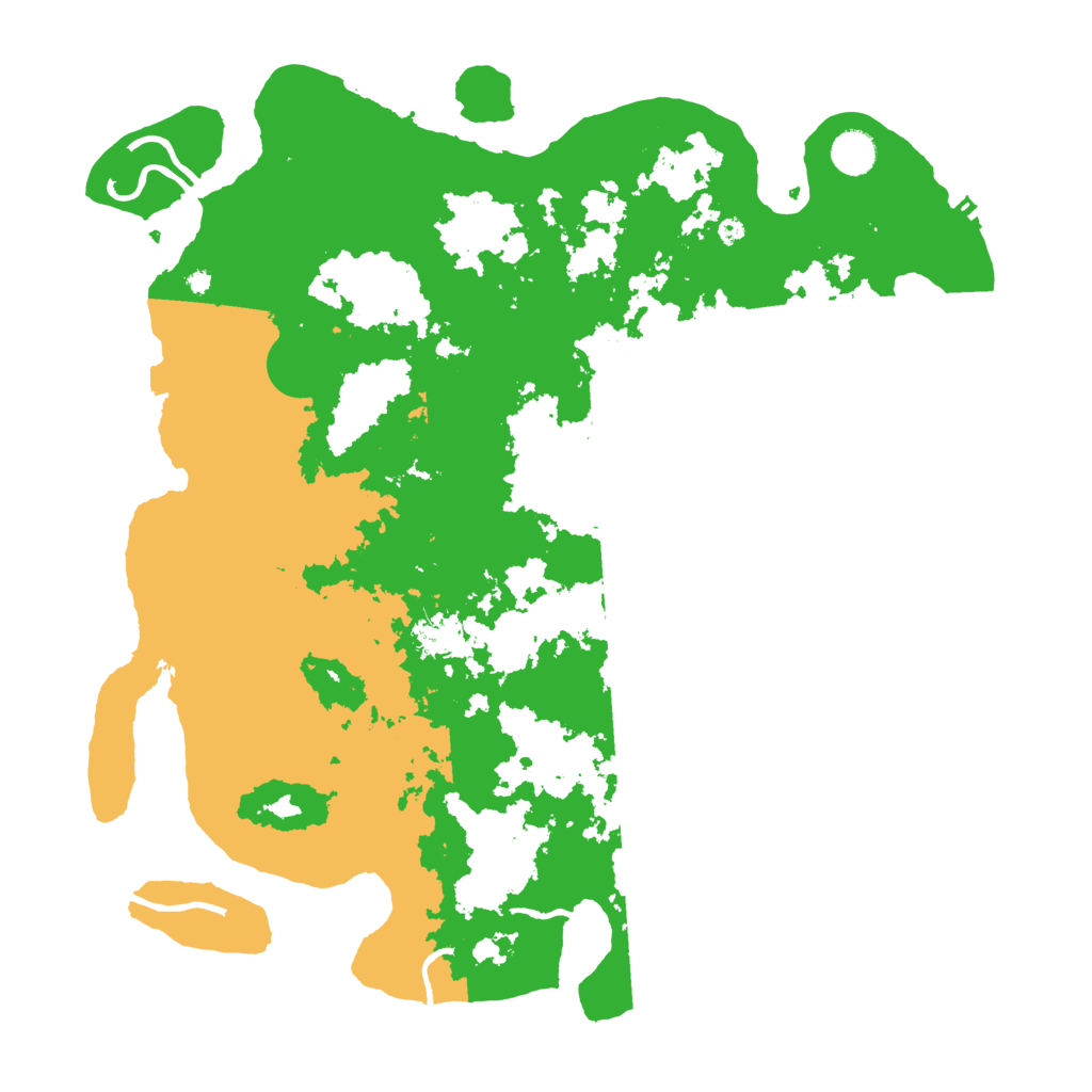 Biome Rust Map: Procedural Map, Size: 4300, Seed: 79947335