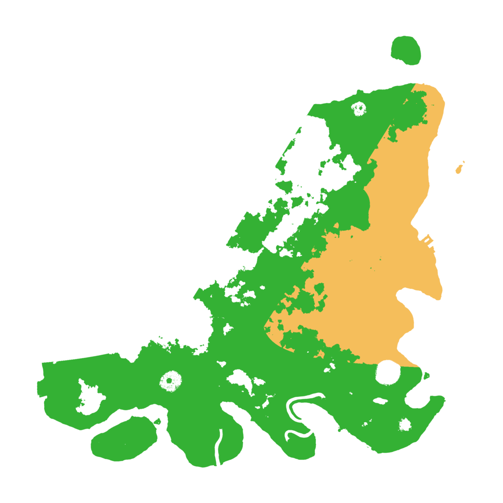 Biome Rust Map: Procedural Map, Size: 3650, Seed: 82060102