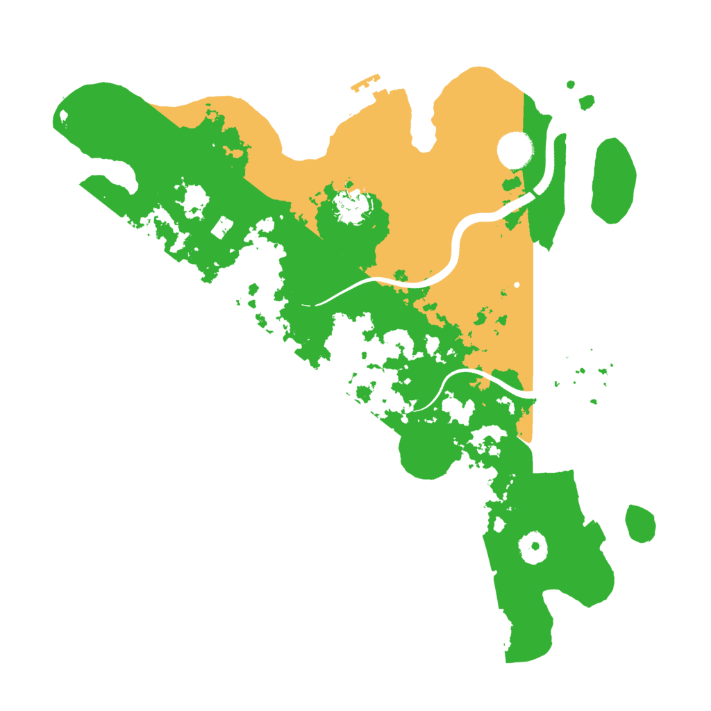 Biome Rust Map: Procedural Map, Size: 3500, Seed: 1145112865