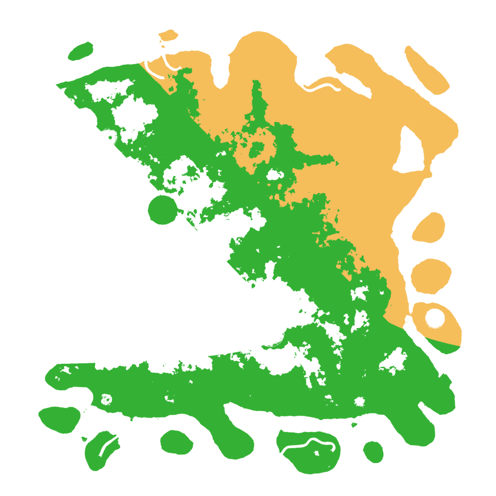 Biome Rust Map: Procedural Map, Size: 4500, Seed: 61620068