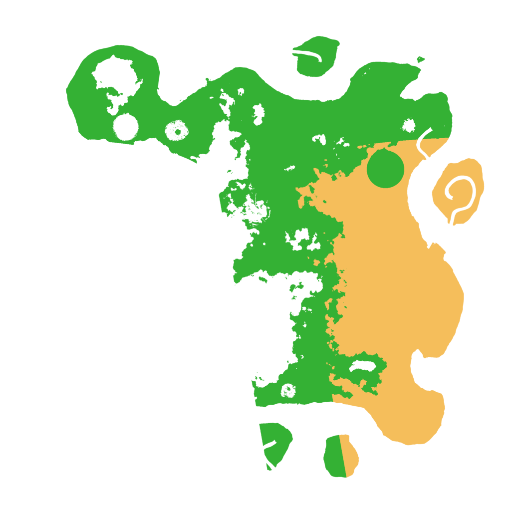 Biome Rust Map: Procedural Map, Size: 3600, Seed: 55441941