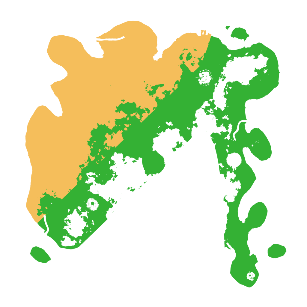 Biome Rust Map: Procedural Map, Size: 3800, Seed: 79357540