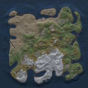 Thumbnail Rust Map: Procedural Map, Size: 3750, Seed: 938687, 18 Monuments