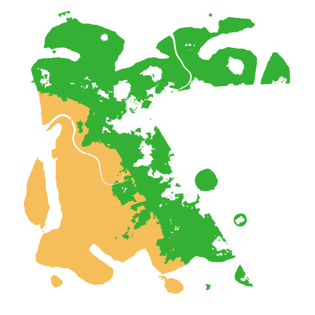 Biome Rust Map: Procedural Map, Size: 3900, Seed: 62189474