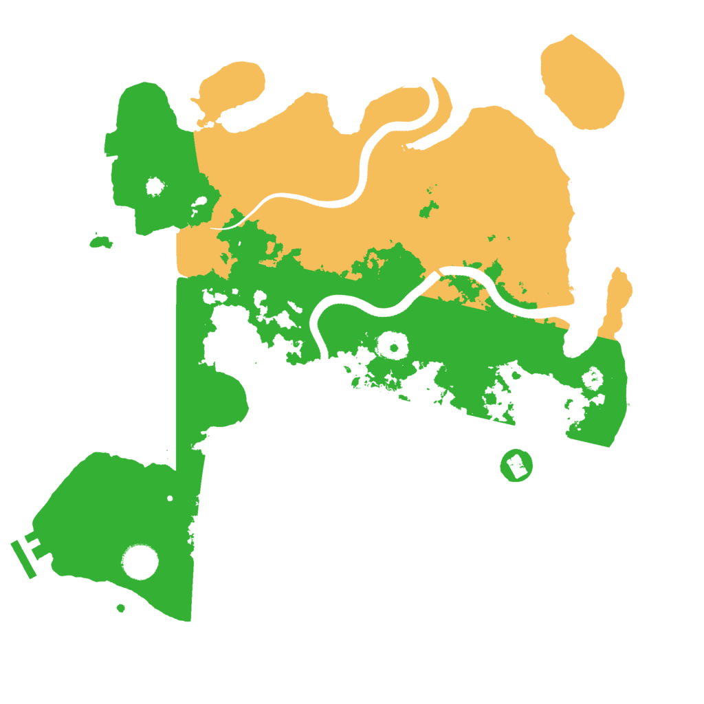 Biome Rust Map: Procedural Map, Size: 3500, Seed: 1416186689