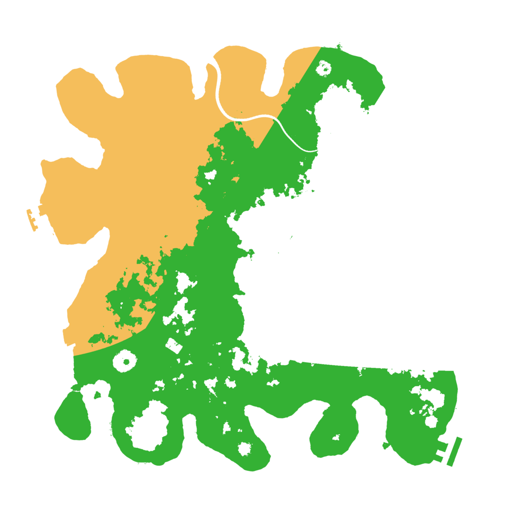 Biome Rust Map: Procedural Map, Size: 3400, Seed: 16134761