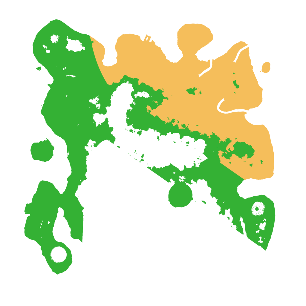 Biome Rust Map: Procedural Map, Size: 3400, Seed: 60425663