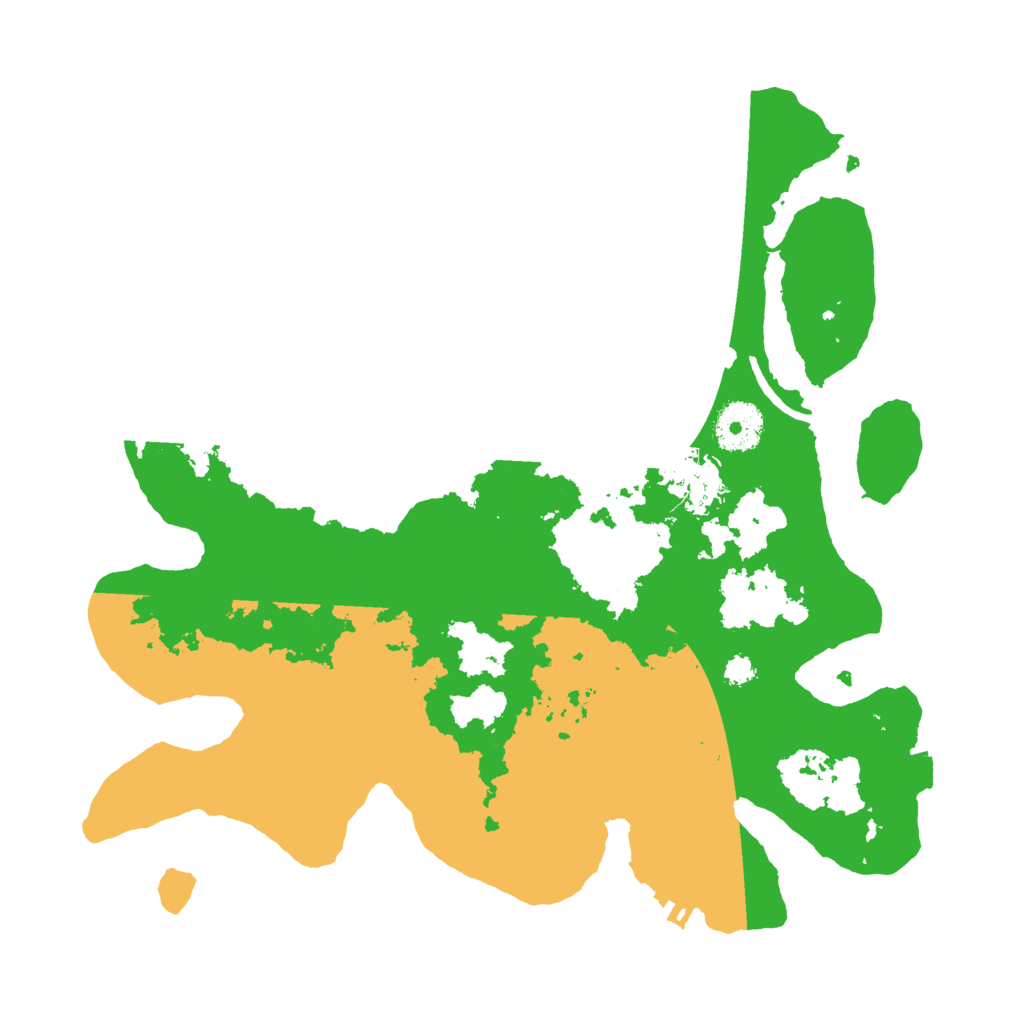 Biome Rust Map: Procedural Map, Size: 3200, Seed: 746728851