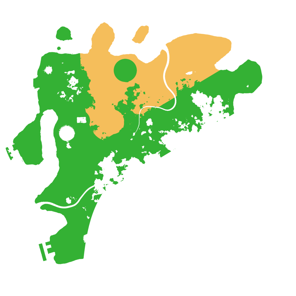 Biome Rust Map: Procedural Map, Size: 3400, Seed: 53764961