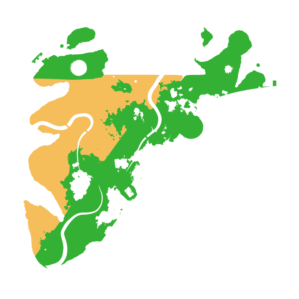 Biome Rust Map: Procedural Map, Size: 3400, Seed: 422992
