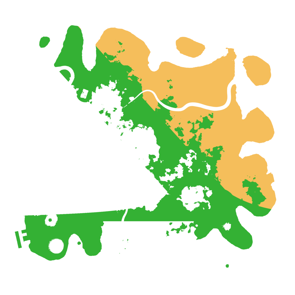 Biome Rust Map: Procedural Map, Size: 3500, Seed: 914873871