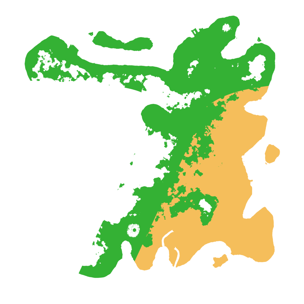 Biome Rust Map: Procedural Map, Size: 3500, Seed: 54469430