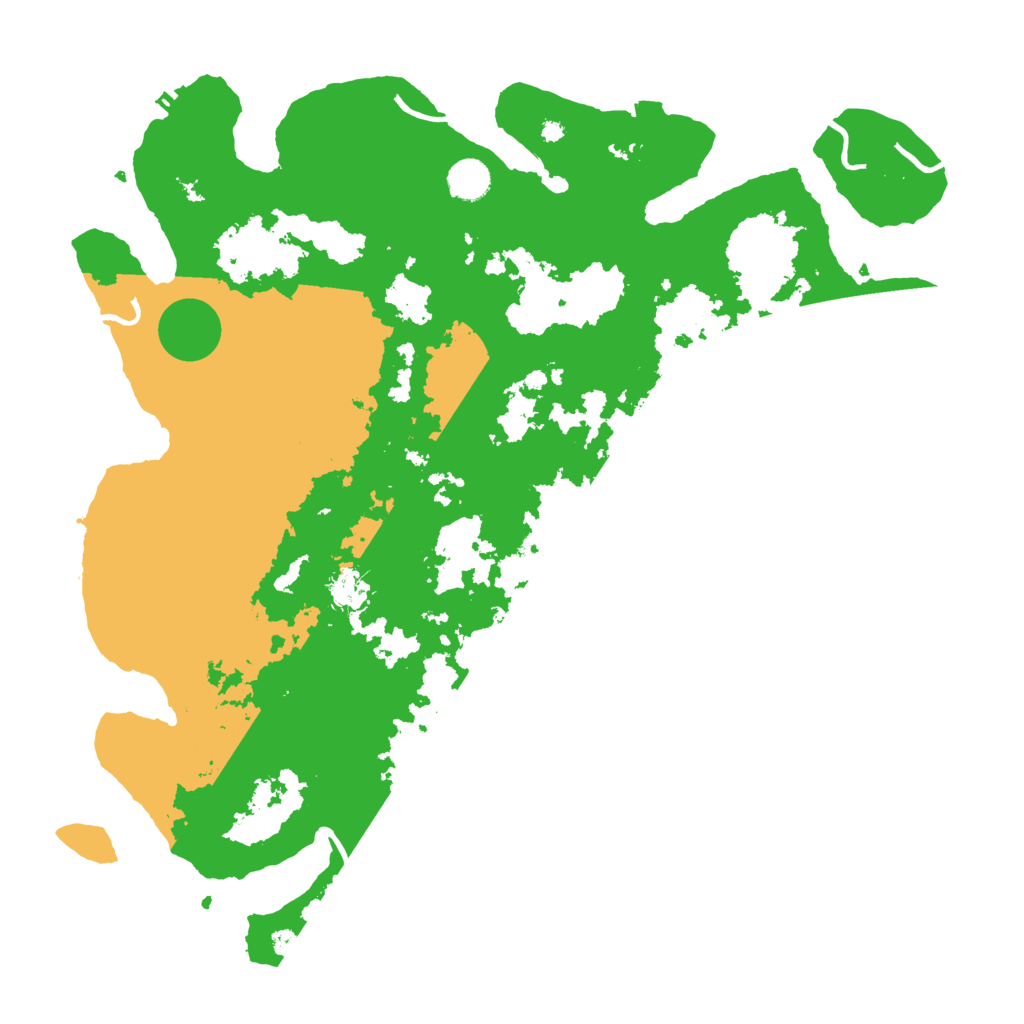 Biome Rust Map: Procedural Map, Size: 4300, Seed: 91966162