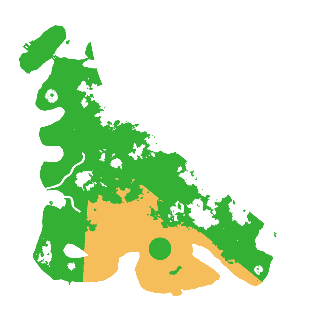 Biome Rust Map: Procedural Map, Size: 3650, Seed: 36054739