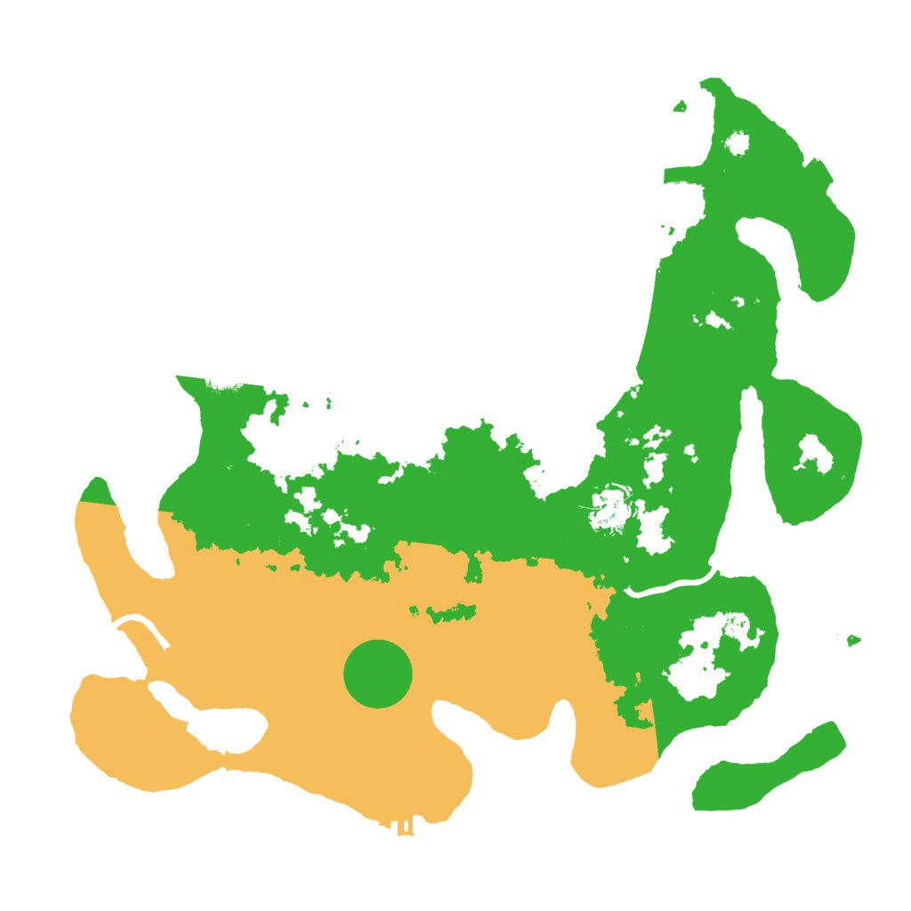 Biome Rust Map: Procedural Map, Size: 3500, Seed: 1181013415