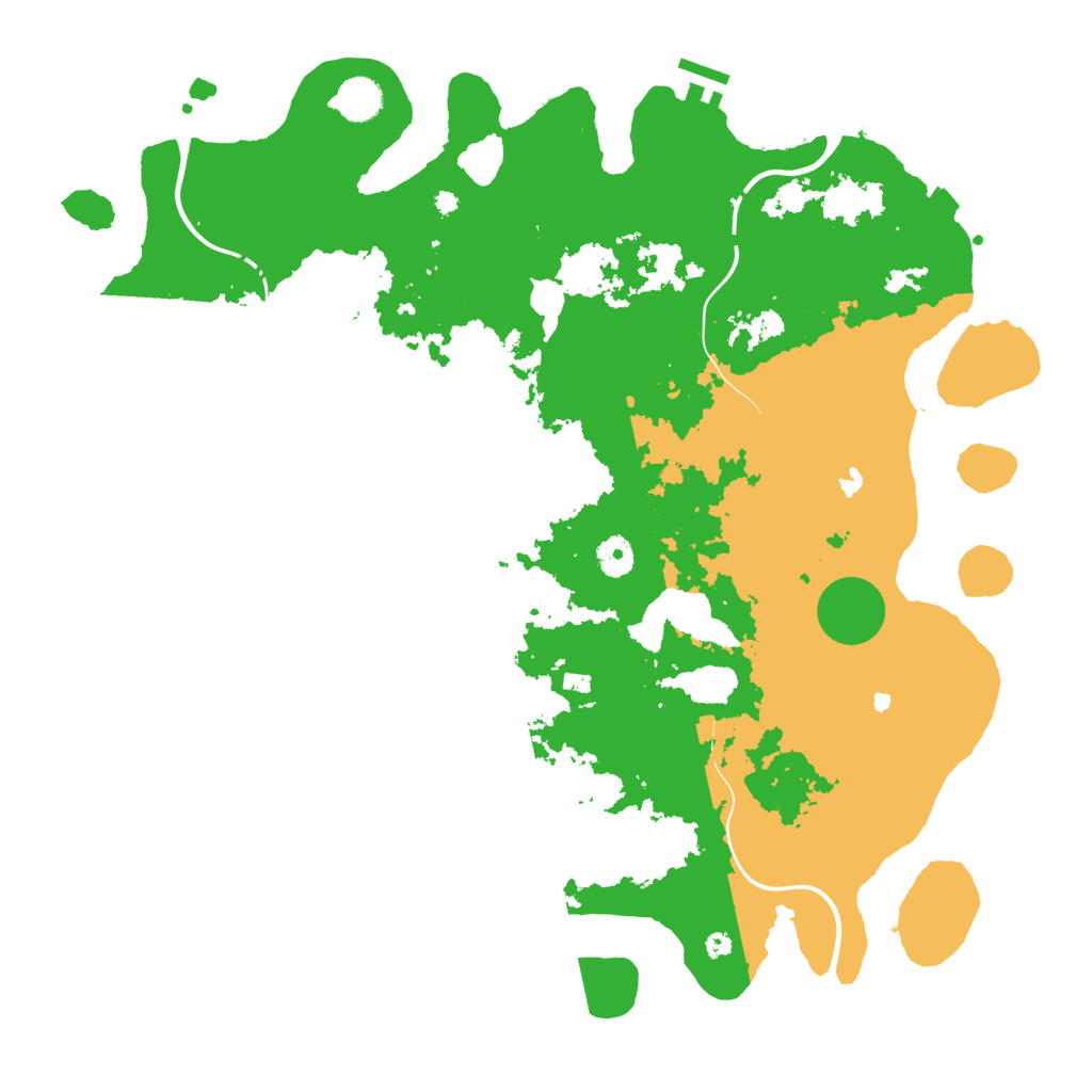 Biome Rust Map: Procedural Map, Size: 4250, Seed: 21382680