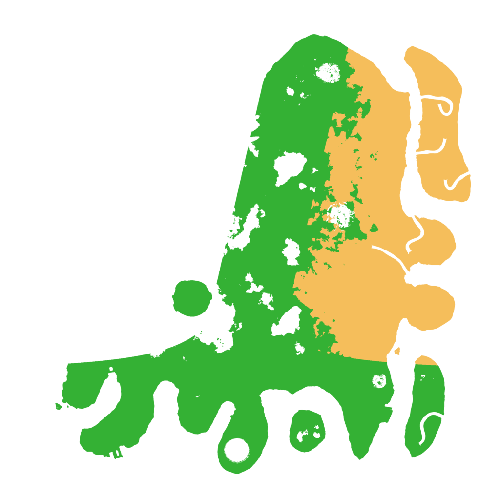 Biome Rust Map: Procedural Map, Size: 3650, Seed: 14827446