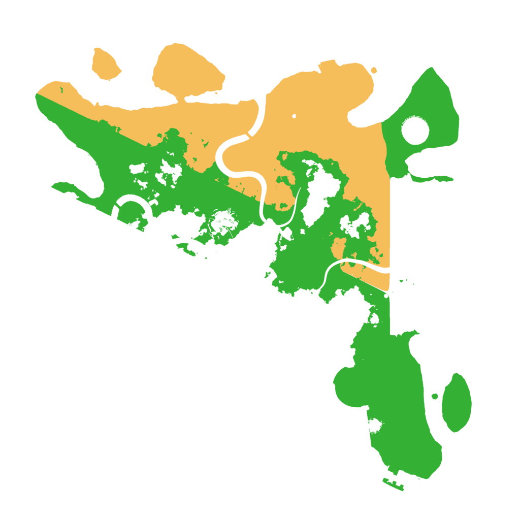 Biome Rust Map: Procedural Map, Size: 3450, Seed: 3627524