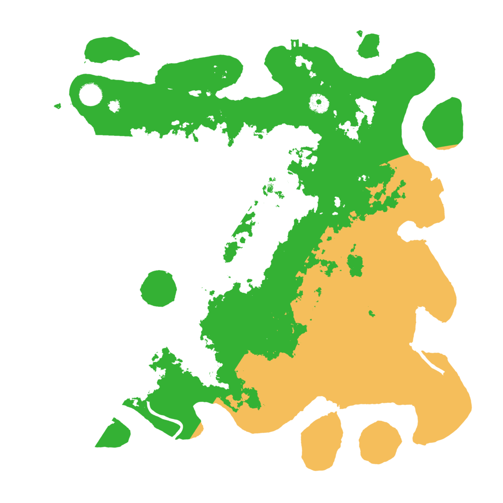 Biome Rust Map: Procedural Map, Size: 3900, Seed: 14363320