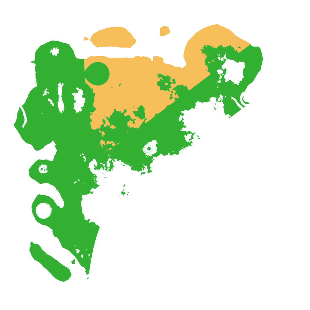 Biome Rust Map: Procedural Map, Size: 3500, Seed: 145635871